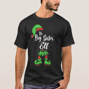 ビッグシスター小妖精や小人マッチングファミリークリスマスパジャマ Tシャツ