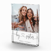 ビッグシスター脚本姉妹ギフト写真記念 フォトブロック (右)