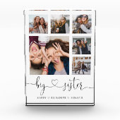 ビッグシスター脚本 |姉妹写真コラージュの贈り物 フォトブロック (正面)