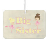 ビッグシスター踊りバレリーナ兄弟姉妹 カーエアーフレッシュナー (正面)