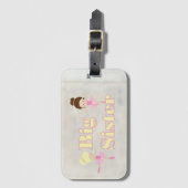 ビッグシスター踊りバレリーナ ラゲッジタグ (正面縦)