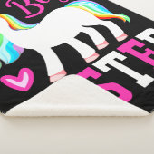 ビッグシスター魔法のユニコーンとレインボーマネ&テール シェルパブランケット (3/4)