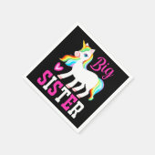 ビッグシスター魔法のユニコーンとレインボーマネ&テール スタンダードカクテルナプキン (角)