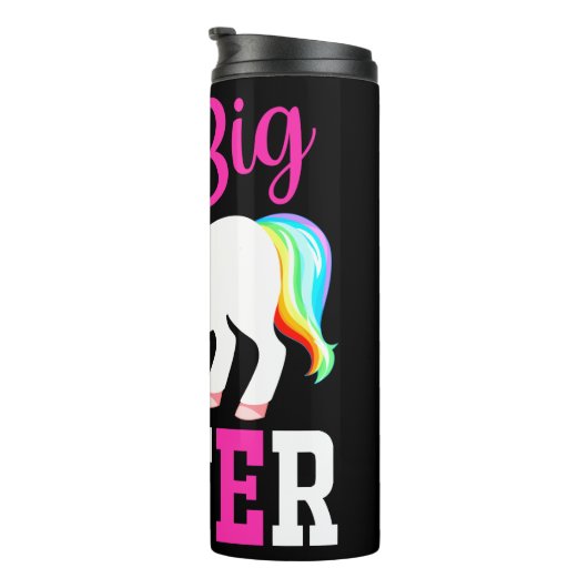 ビッグシスター魔法のユニコーンとレインボーマネ&テール タンブラー (回転右)