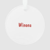 ビッグシスター2025サンタは私に新しい兄弟姉妹を促進 オーナメント (裏面)