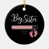 ビッグシスター2025妊娠発表をロード セラミックオーナメント (正面)