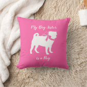 ビッグシスター・プグ・ドッグ クッション (ブランケット)