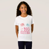 ビッグシスターTシャツ かわいい象の愛 Tシャツ (正面フル)