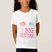 ビッグシスターTシャツ かわいい象の愛 Tシャツ (正面)