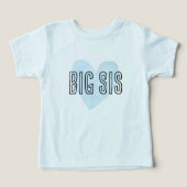 ビッグシスブルーハートマッチング兄弟姉妹ファミリー (デザイン正面)