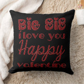 ビッグシス愛かわいいキューピッドタイポグラフィバレンタイン クッション (ブランケット)
