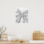 ビッグシティパークカラーリングポスター ポスター (キッチン)