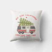 ビッグシュルクリスマスツリーファームヴィンテージRVカンパー クッション (裏面)