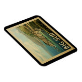 ビッグシュルマグネットカリフォルニアヴィンテージ旅行 マグネット (右側)