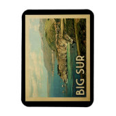 ビッグシュルマグネットカリフォルニアヴィンテージ旅行 マグネット (縦)