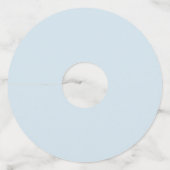 ビッグシューズベビーシューズシャワーバプテスマ《キリスト教》洗礼式や命名式 ワイングラスタグ (裏面)