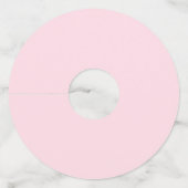 ビッグシューズベビーシューズシャワーバプテスマ《キリスト教》洗礼式や命名式 ワイングラスタグ (裏面)