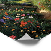 ビッグシュールカリフォルニアウォーターカラー ポスター (角)