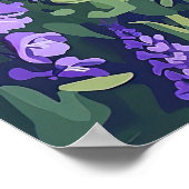 ビッグシュールカリフォルニアコーストラインレトロウエストコースト ポスター (角)