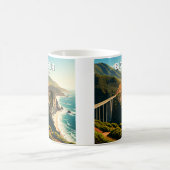 ビッグシュールカリフォルニアセントラルコースト コーヒーマグカップ (中央)