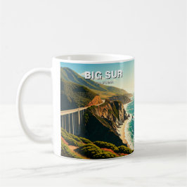 ビッグシュールカリフォルニアセントラルコースト コーヒーマグカップ