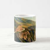 ビッグシュールカリフォルニアセントラルコースト コーヒーマグカップ (中央)