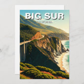 ビッグシュールカリフォルニアセントラルコースト シーズンカード (正面/裏面)