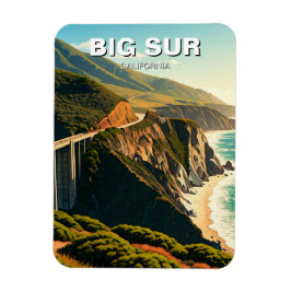 ビッグシュールカリフォルニアセントラルコースト マグネット