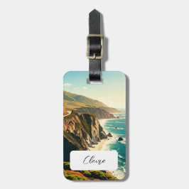 ビッグシュールカリフォルニアセントラルコースト ラゲッジタグ