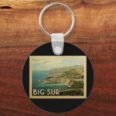 ビッグシュールカリフォルニアヴィンテージトラベル キーホルダー (正面)