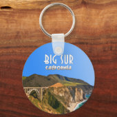 ビッグシュールカリフォルニア太平洋海岸高速道路 キーホルダー (正面)