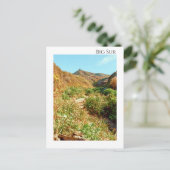 ビッグシュールカリフォルニア山脈 ポストカード (スタンド正面)