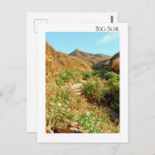 ビッグシュールカリフォルニア山脈 ポストカード (正面/裏面)