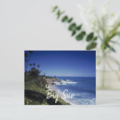 ビッグシュールカリフォルニア海岸線 ポストカード (スタンド正面)