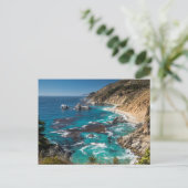 ビッグシュール海岸線、西海岸、太平洋岸 ポストカード (スタンド正面)