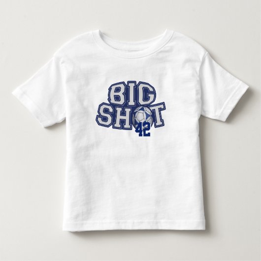ビッグショットサッカーボール トドラーTシャツ (正面)