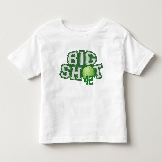 ビッグショットテニスボール トドラーTシャツ (正面)