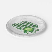 ビッグショットテニスボール ペーパープレート (アングル)