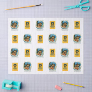 ビッグジェリーとリックヘリン 書籍 ロゴ ティッシュペーパー 薄葉紙