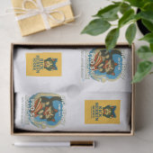 ビッグジェリーとリックヘリン 書籍 ロゴ ティッシュペーパー 薄葉紙 (ギフト)