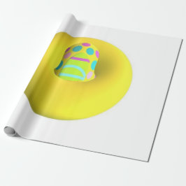 ビッグジャイアントエクストララージイエロー抽象芸術アート ラッピングペーパー