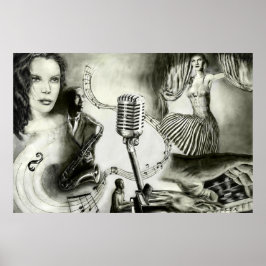 ビッグジャズ4 36'x24' ポスター