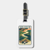 ビッグジャックスクリークアイダホカラーズ ラゲッジタグ (正面縦)