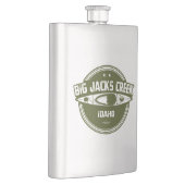 ビッグジャックスクリーク野生と風光明媚なリバーアイダホカヤキ フラスク (右)