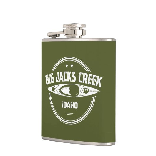 ビッグジャックスクリーク野生と風光明媚なリバーアイダホカヤキ フラスク (左)