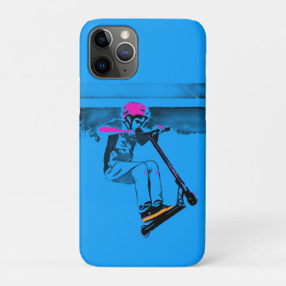 ビッグジャンプ - スクーターに乗る少年 iPhone 11 PROケース