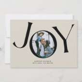 ビッグジョイのバフアロープレイド フォトカード 招待状 (正面)