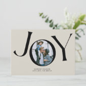 ビッグジョイのバフアロープレイド フォトカード 招待状 (スタンド正面)