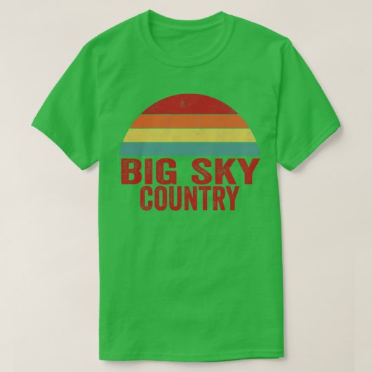 ビッグスカイカントリー Tシャツ (デザイン正面)