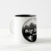 ビッグスカイモンタナスキー芸術的ヤー ツートーンマグカップ (正面左)